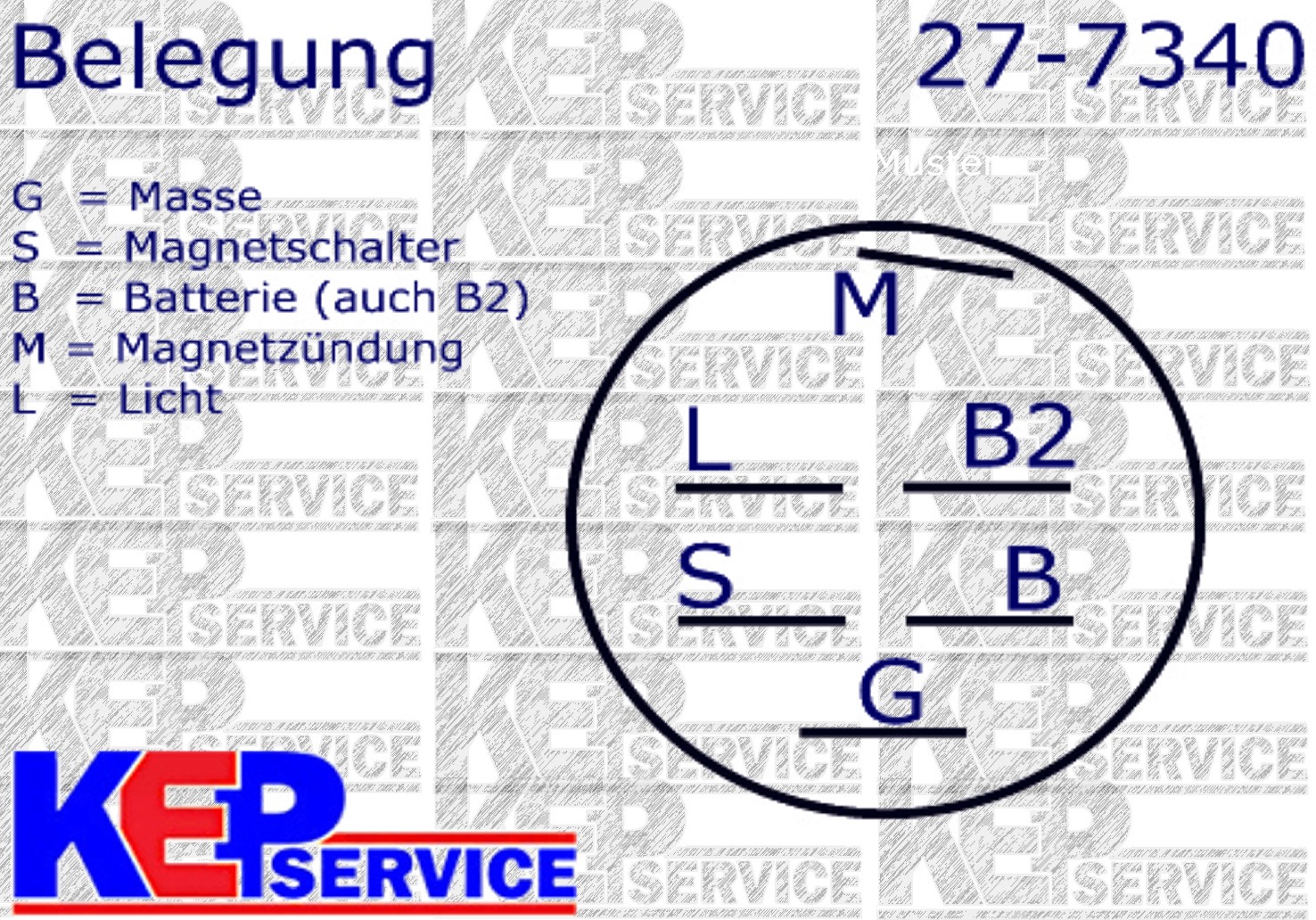 Zündschloß Zündschloss 6 polig & Magnetschalter ...